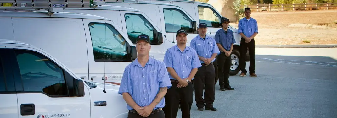 KIC Refrigeration crew ready for Mini Split Repair jobs across Morgan City